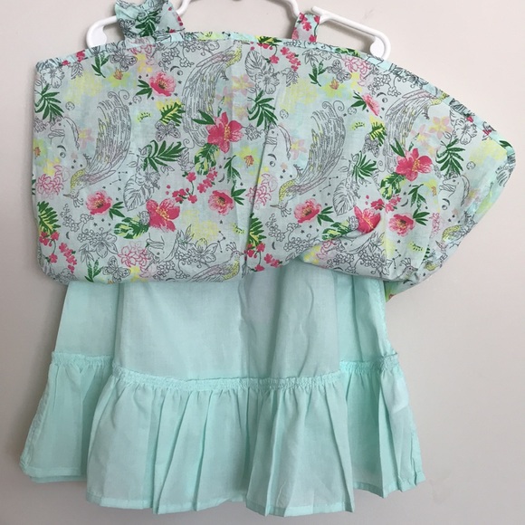 Tommy Bahama girl Floral Tropical print summer dress. - Picture 3 of 7